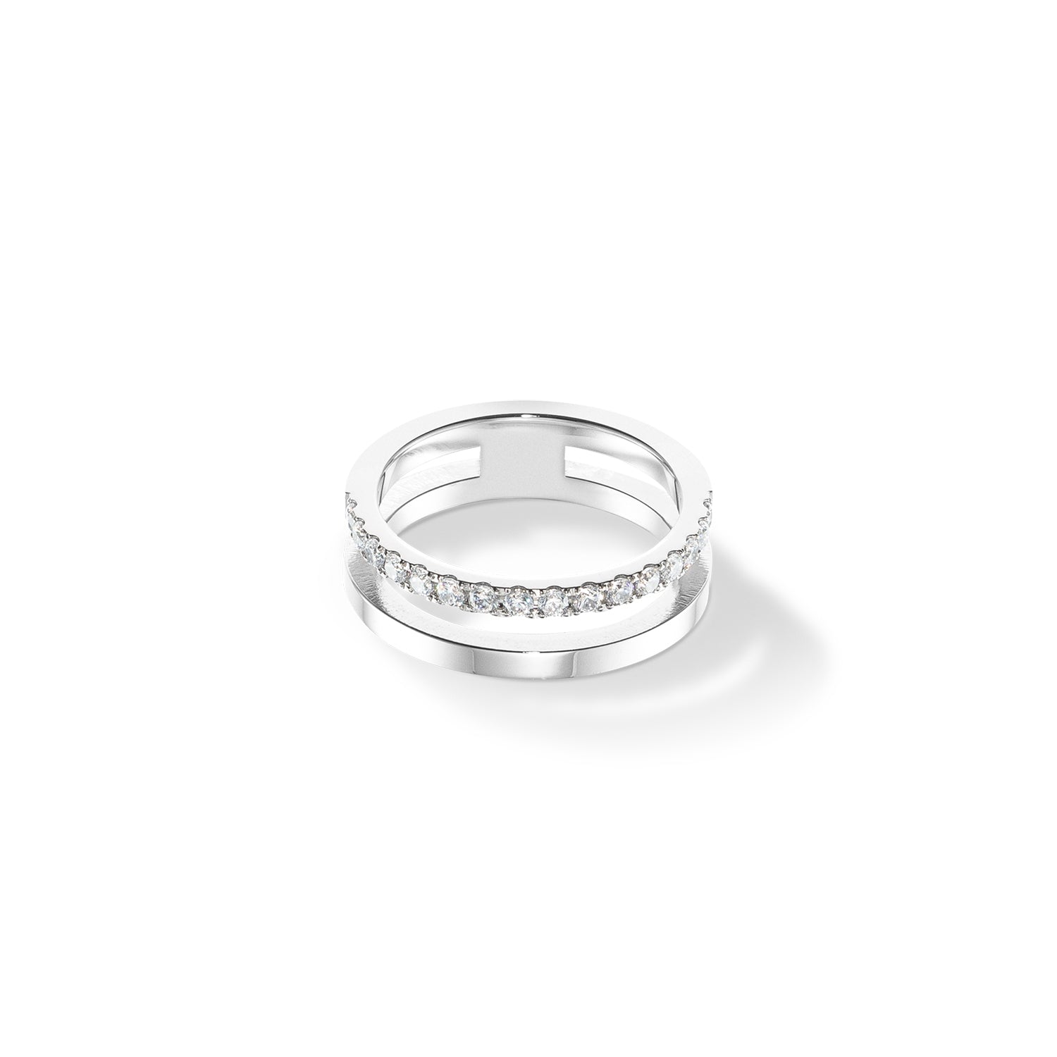 Eternal Unity Silver & White Ring 0136/40_1817