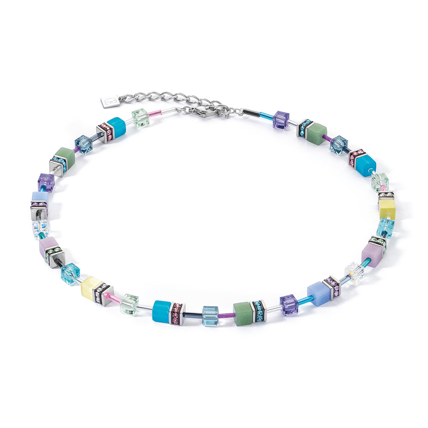 GeoCube Ice Flowers Necklace 2838/10_1580