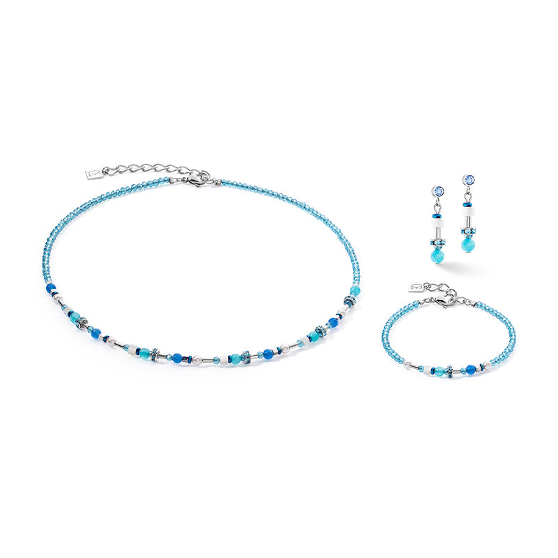 Princess Sphere Mix Turquoise Necklace 4352/10_0600