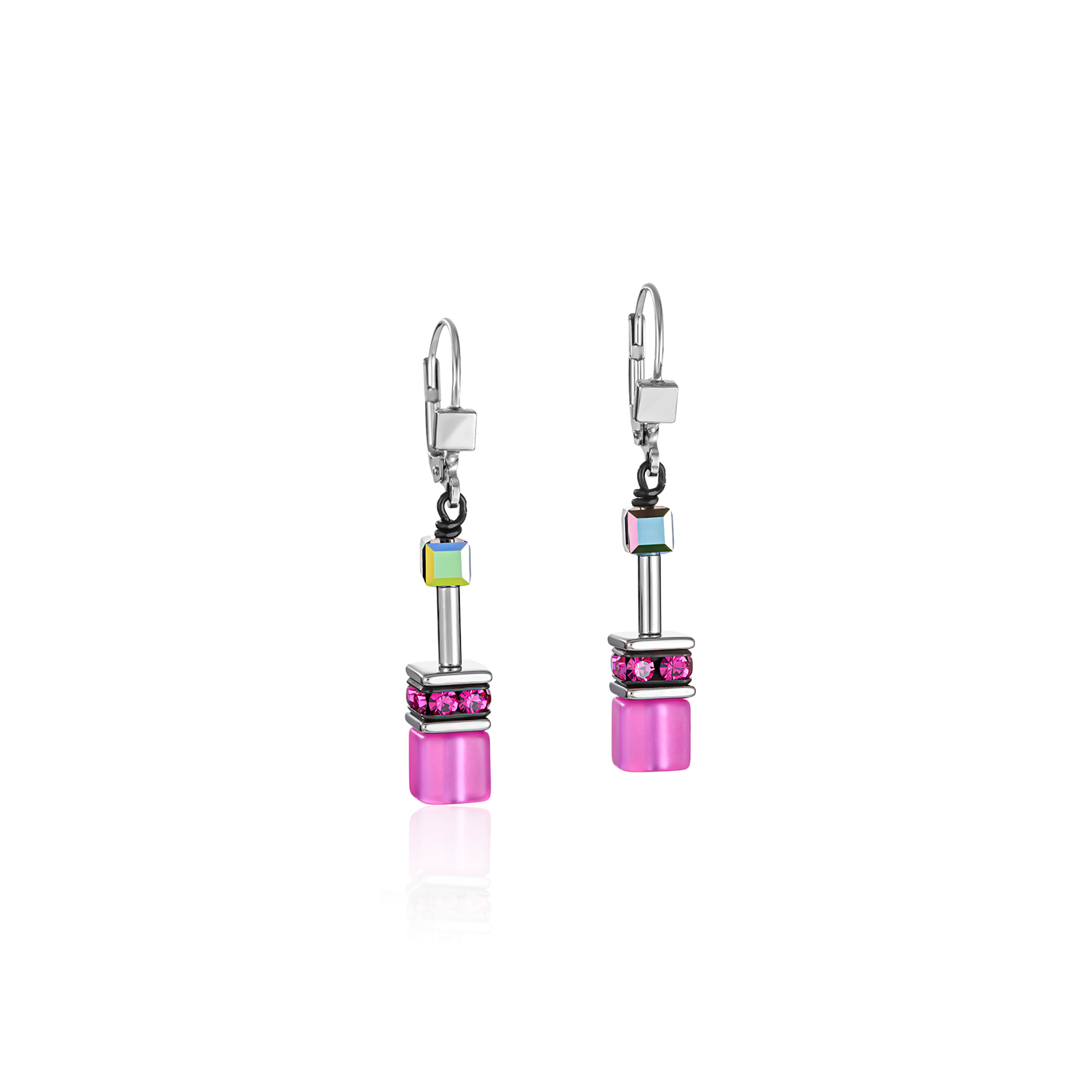 Geo Cube Pink Earrings 2838/20_1520