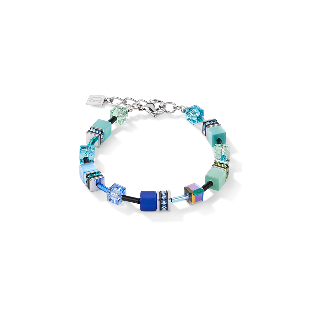 Geo Cube bright blue Bracelet 2838/30_0705