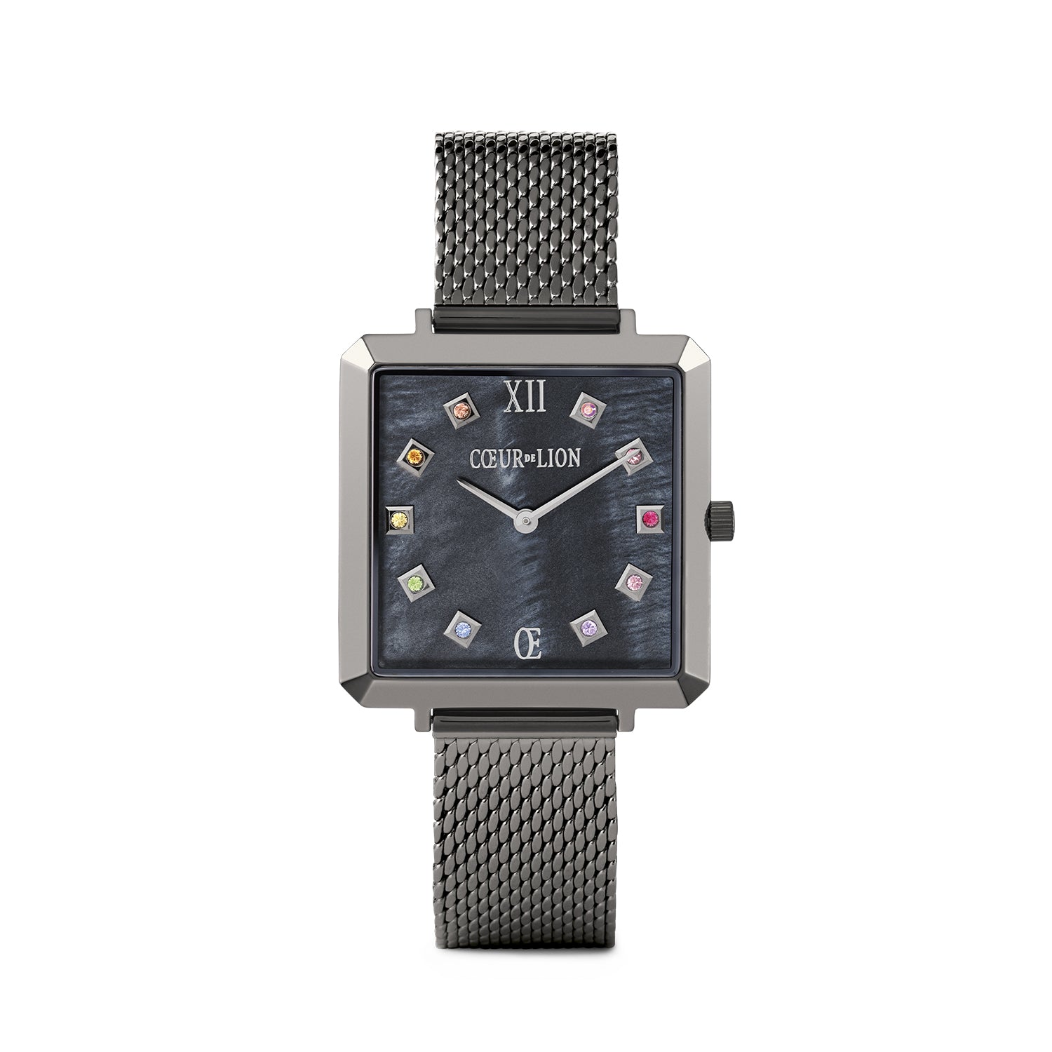 Gunmetal Grey Anthracite Iconic Cube Watch 7635_70_1227