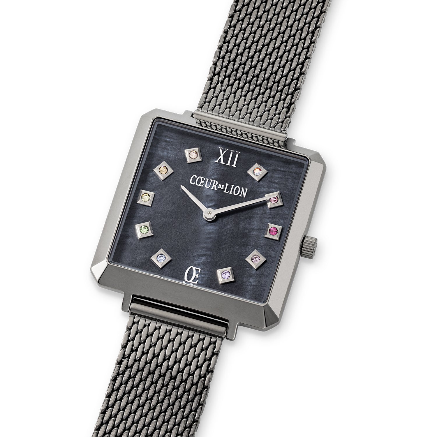 Gunmetal Grey Anthracite Iconic Cube Watch 7635_70_1227