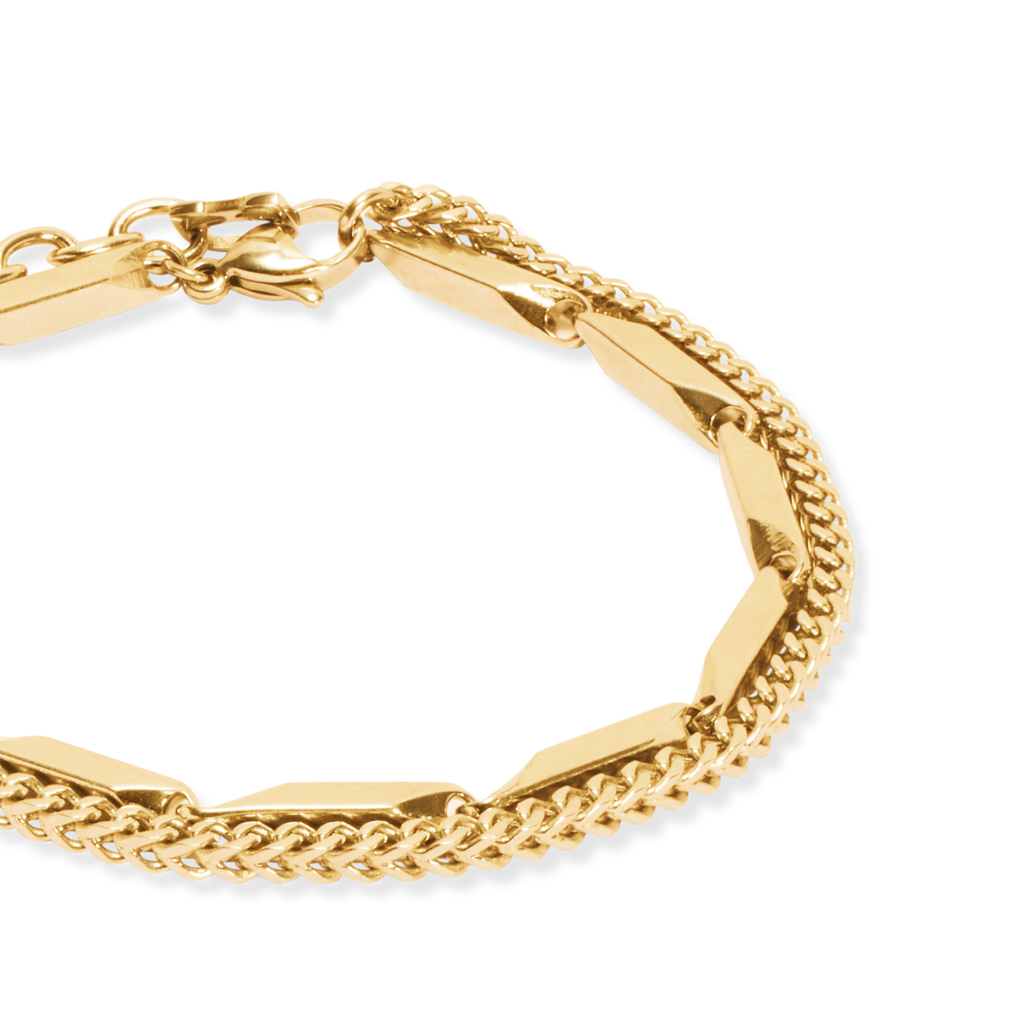 Varied Multi Chain Style Golden Bracelet 0801/30_1600