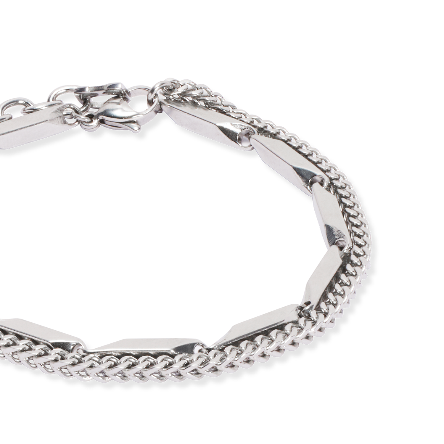 Varied Multi Chain Style Stainless Steel Bracelet 0801/30_1700