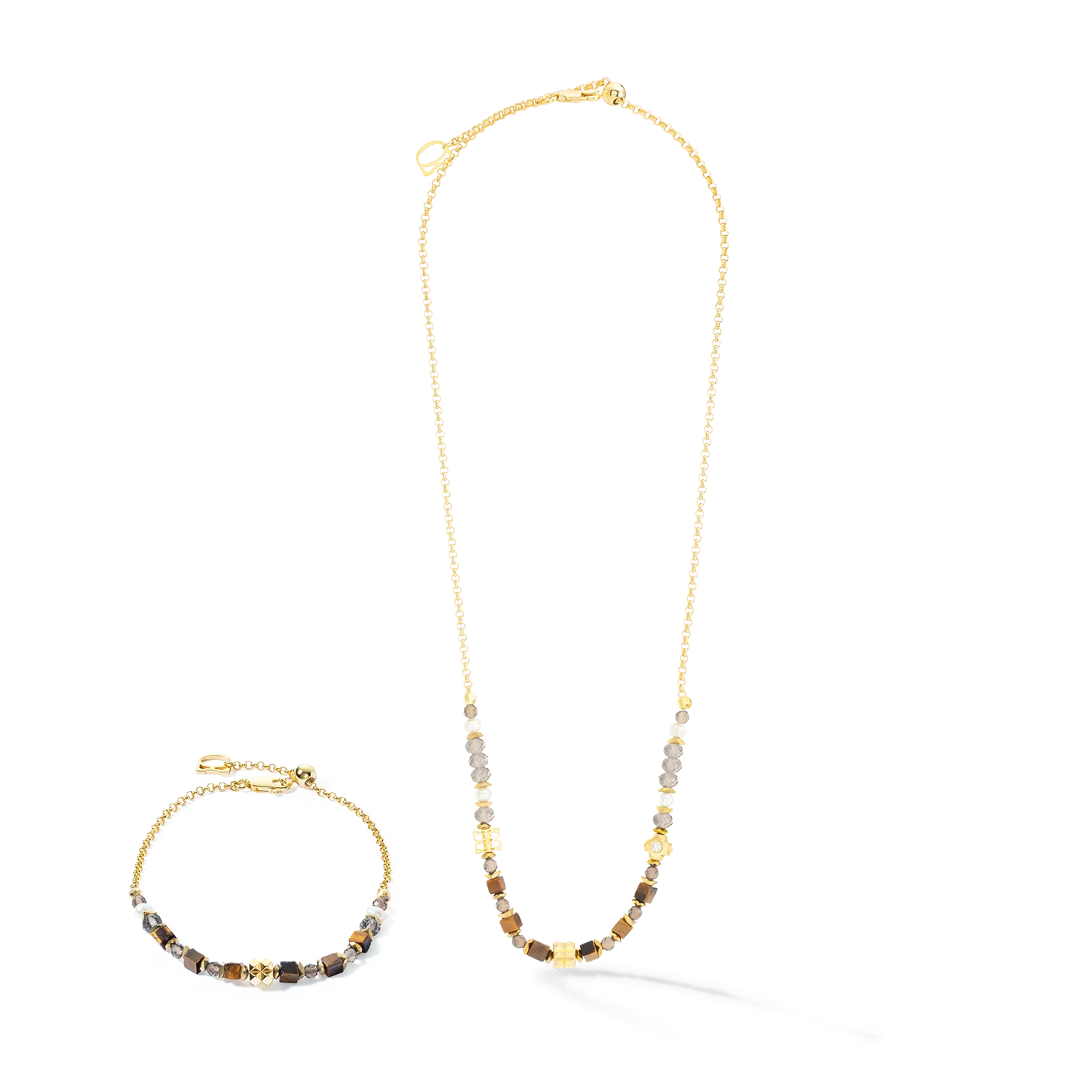 Fine Edition Gold, Tiger's Eye & Spike Bracelet 1038/30_1116