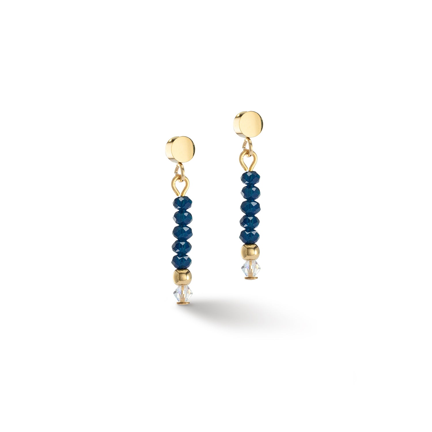 Little Twinkle Earrings Gold & Dark Blue 2033/21_0721