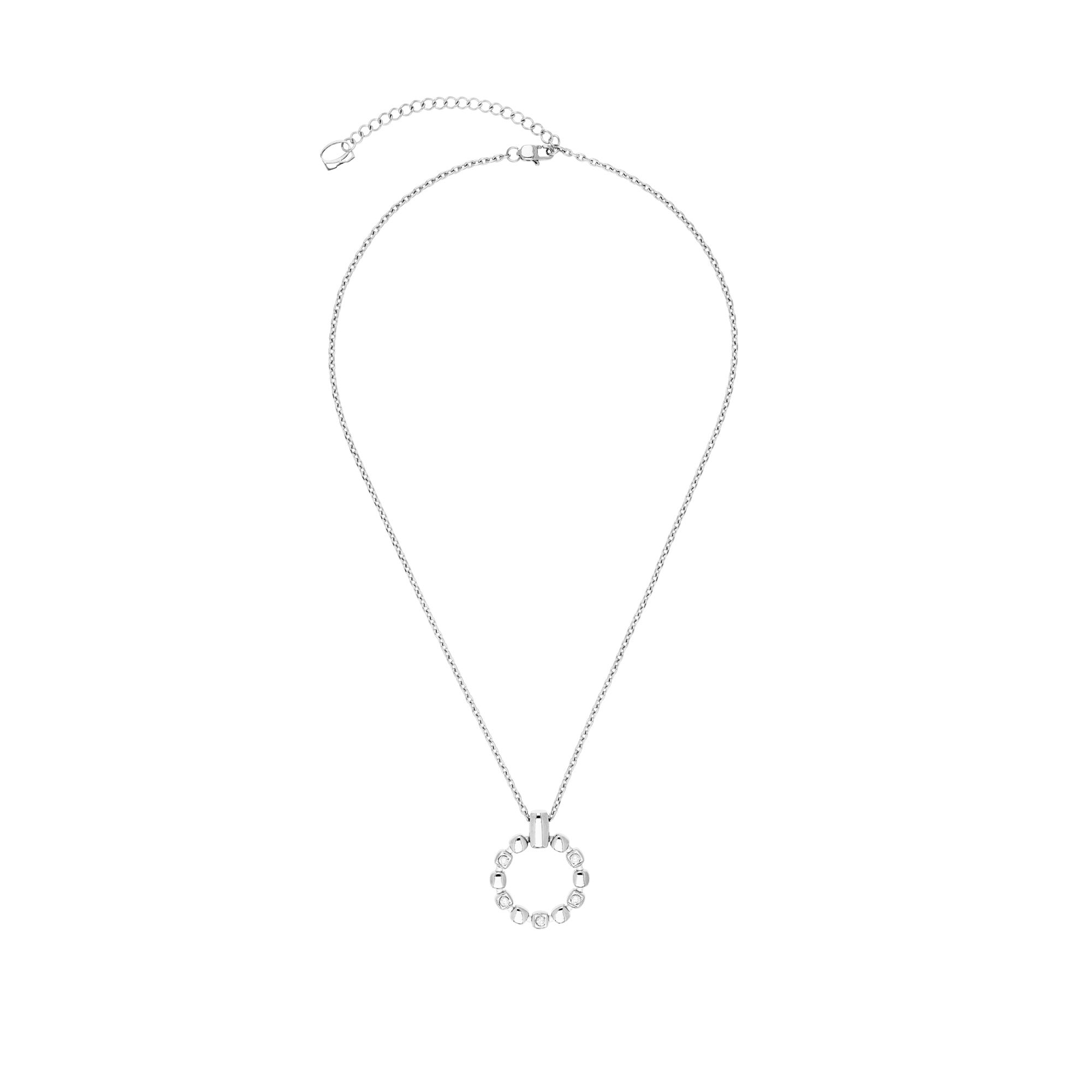 Circle Of Life Silver CZ Pendant Necklace 2055/10_1817