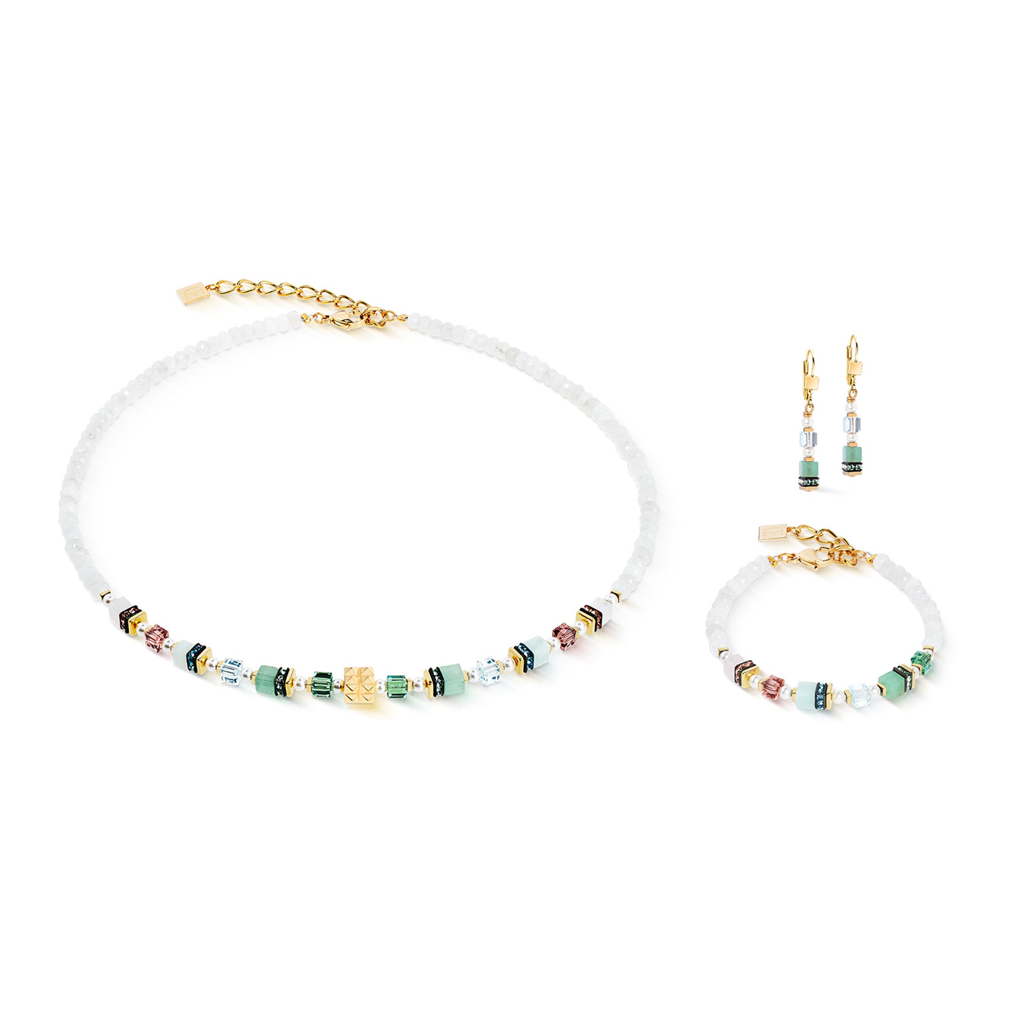Natural Green Aventurine Golden Princess Bracelet 2102/30_1578