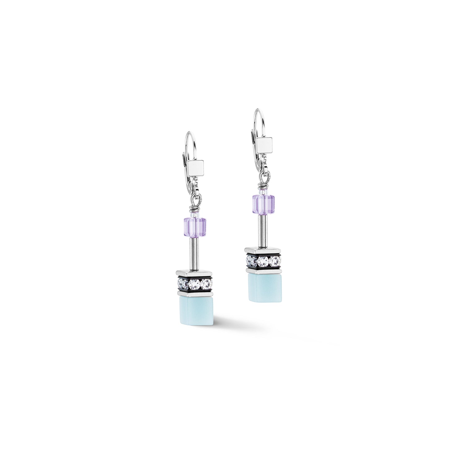 Geo Cube Earrings Aqua-Lilac 2838/20_2026