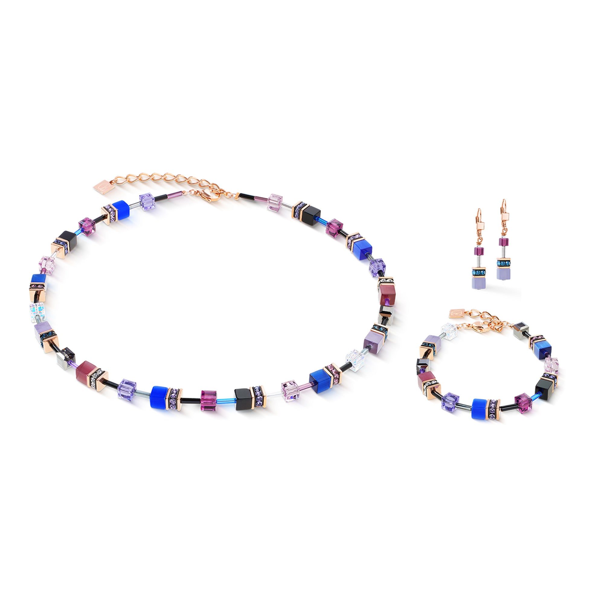 GeoCube Blue Moon Rose Gold Bracelet 2838/30_0807