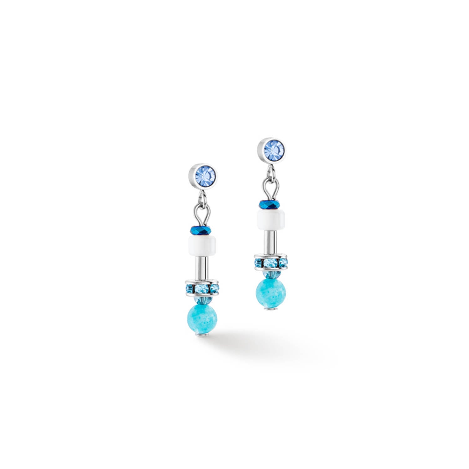 Princess Sphere Mix Turquoise Earrings 4352/21_0600