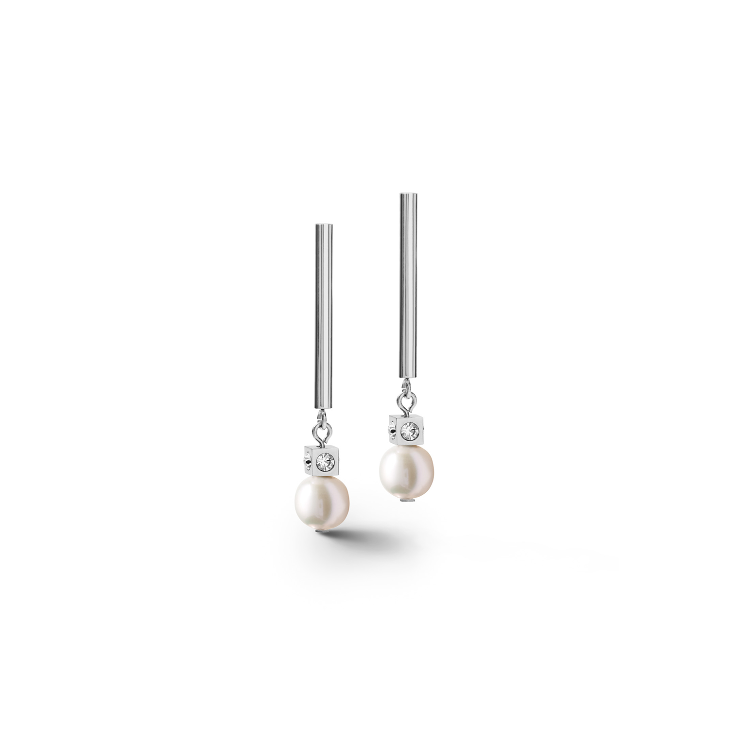 Freshwater Pearls on Stainless Steel earrings 1102/21_1417