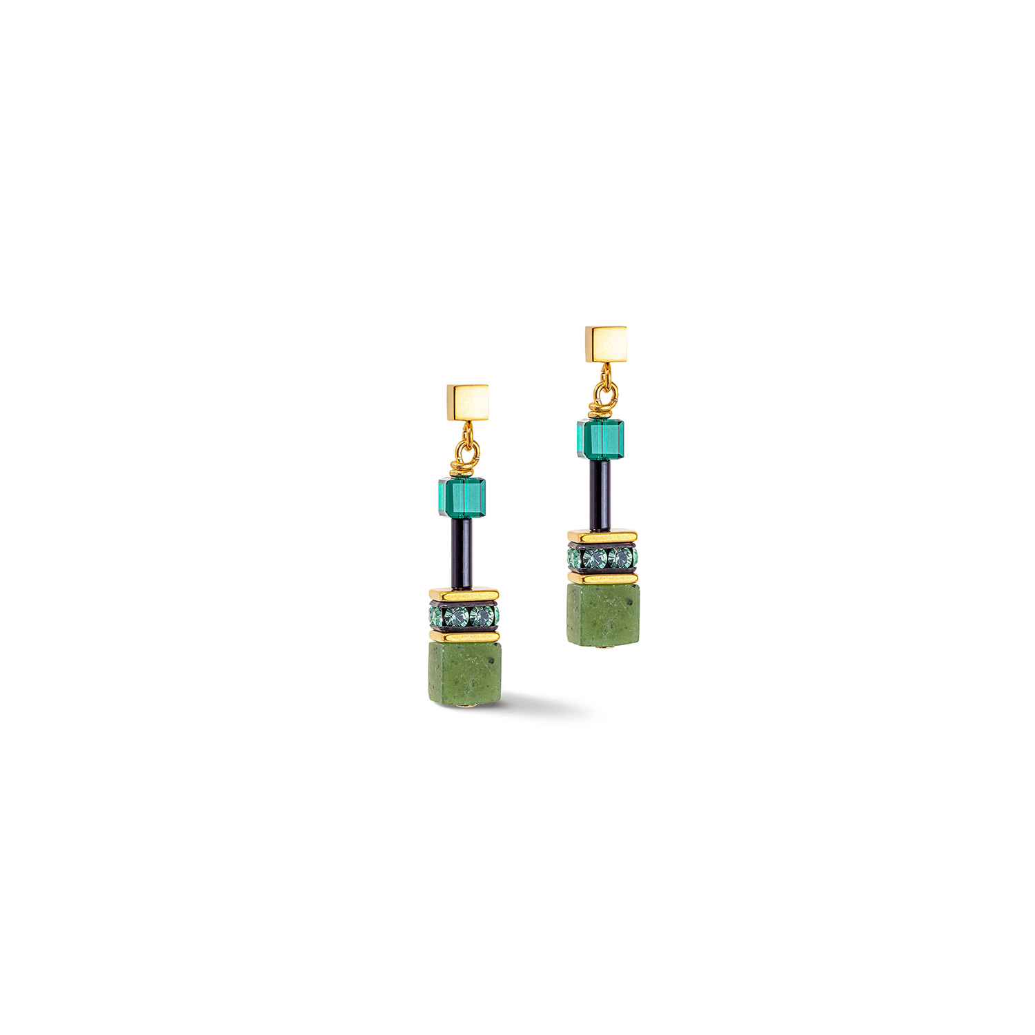 Geo Cube Iconic Green Earrings 4905/21_0500