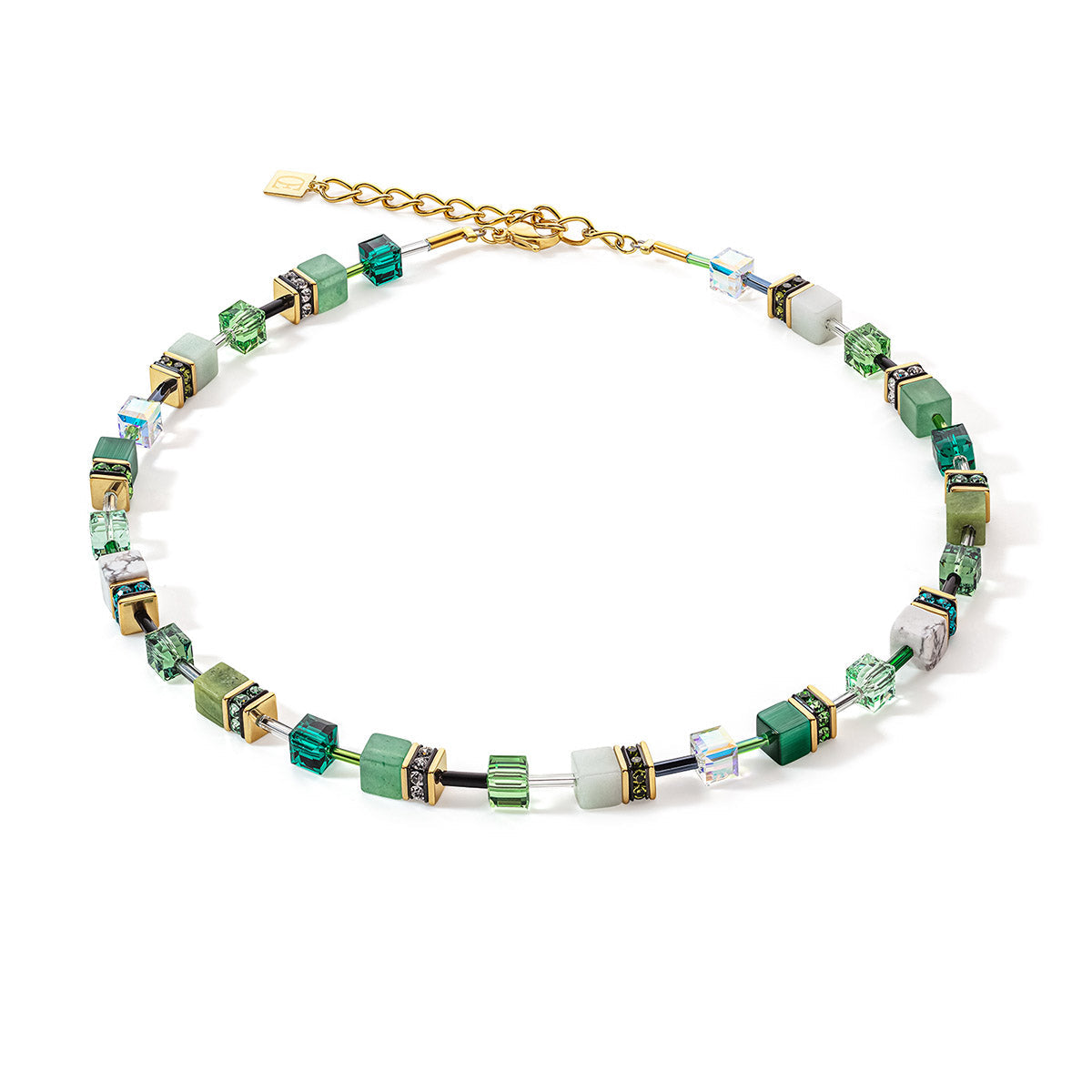 Geo Cube Iconic Green Necklace 4905/10_0500