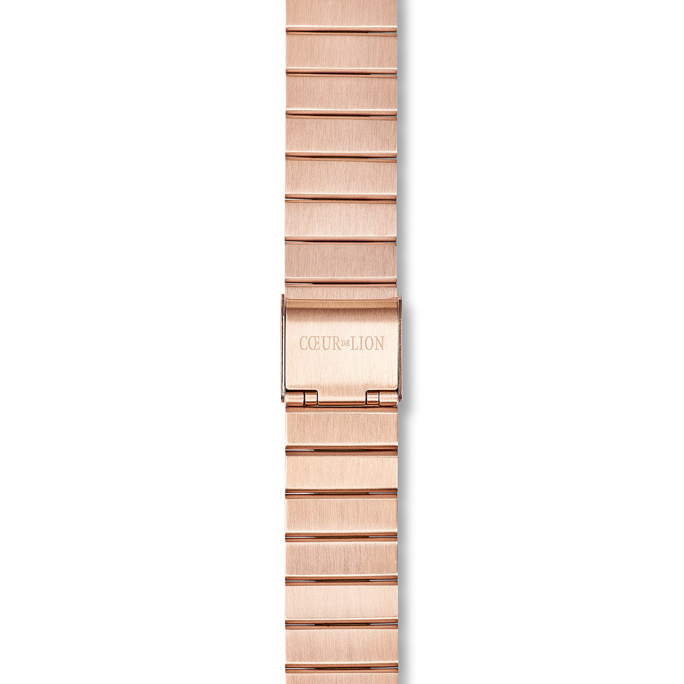 Rose Gold Plated Stainless Steel European Crystal Cube Watch & Link band 7611_72_1640