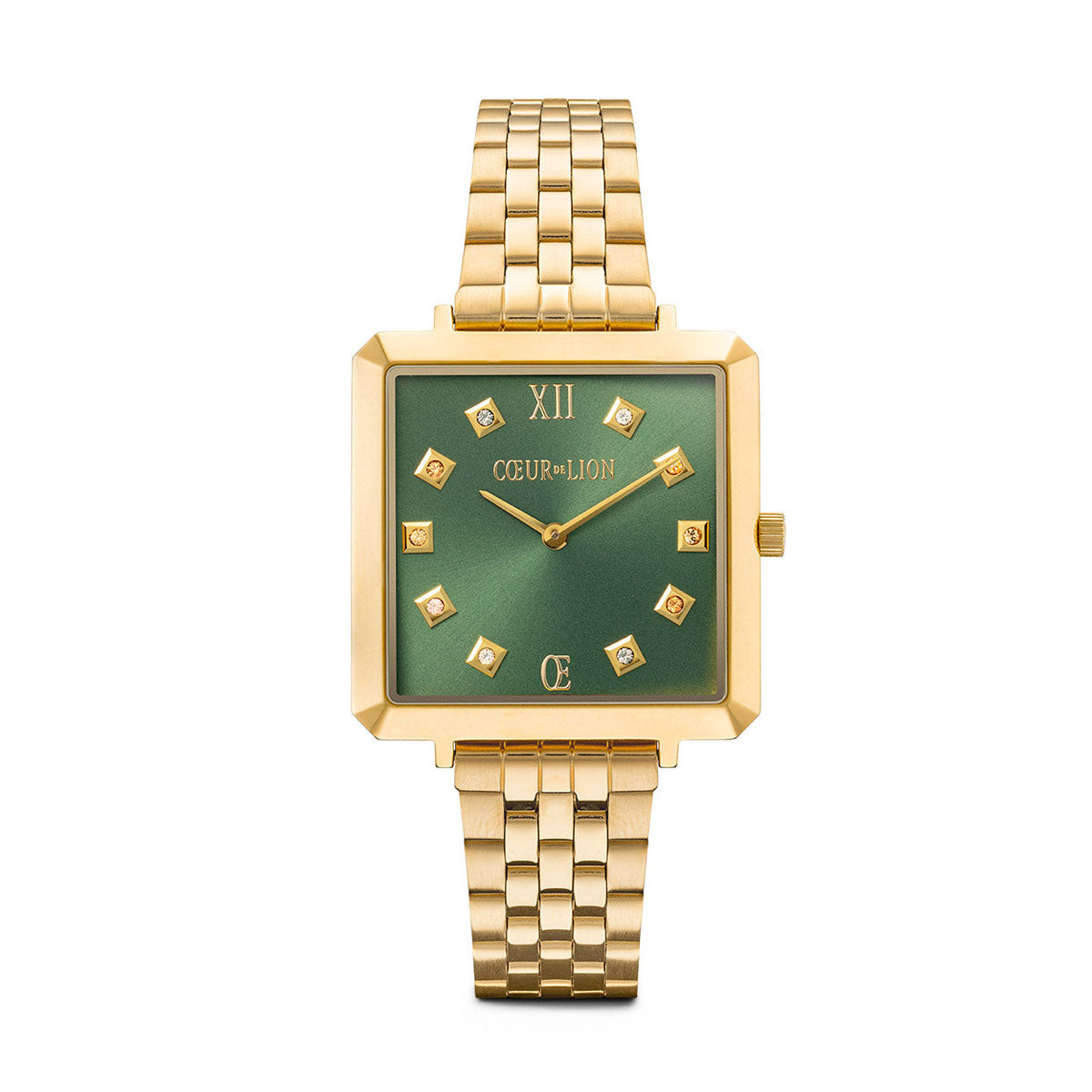 Glamorous Green Iconic Cube Watch 7632_73_1605